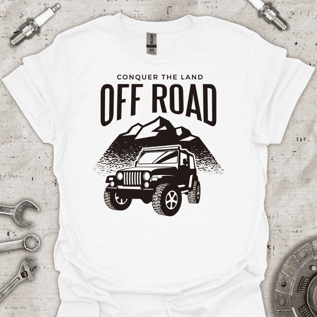 Conquer the Land T-Shirt - Car Threads