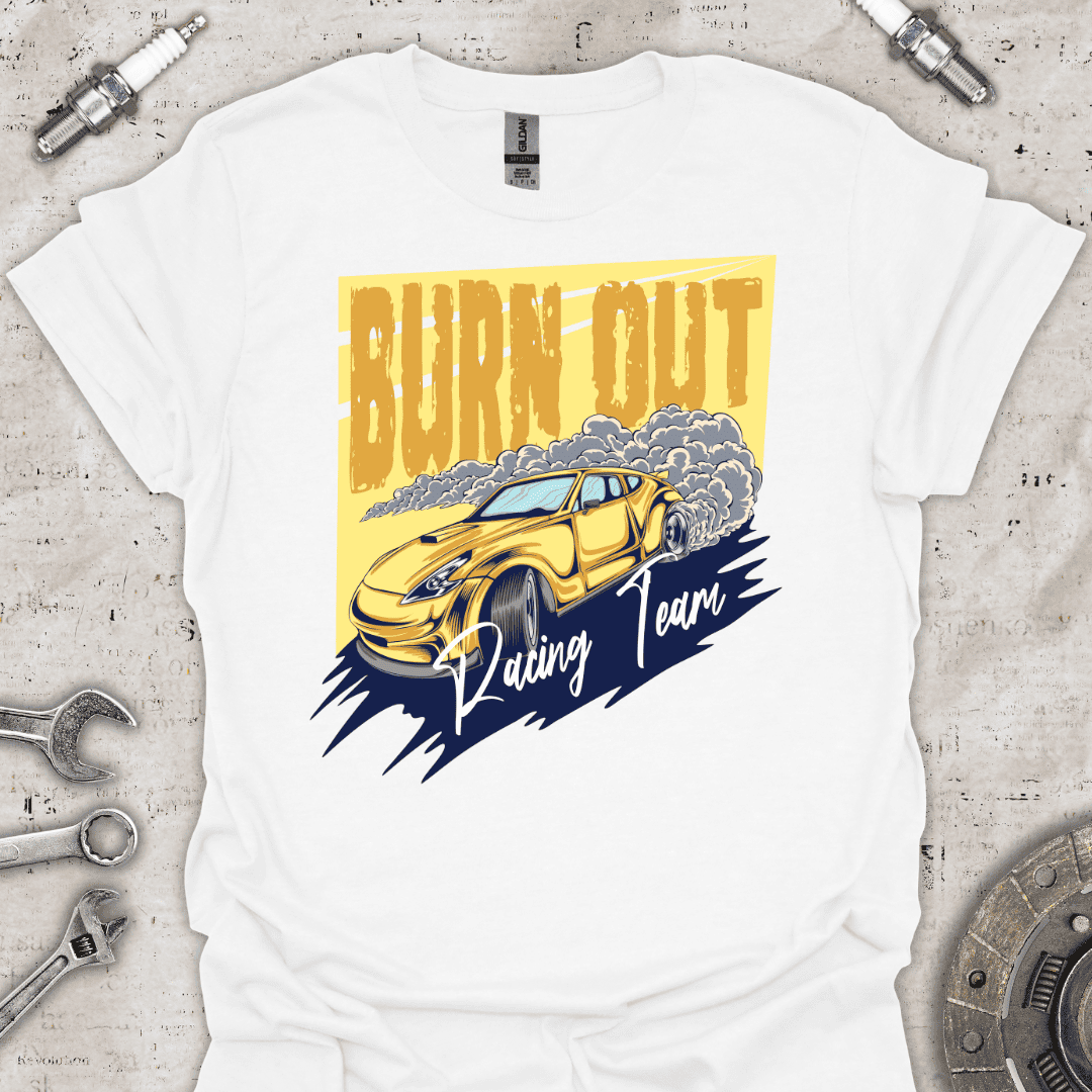 Burnout Racing T-Shirt - Car Threads