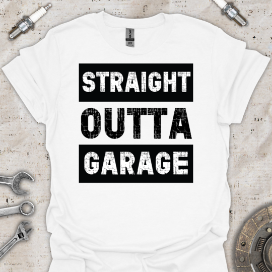 Straight Outta Garage T-Shirt - Car Threads